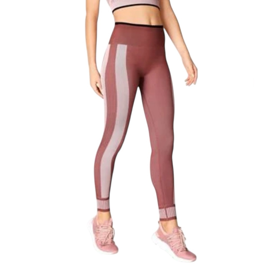 Fabletics•High-Waisted Seamless Color Block Leggings